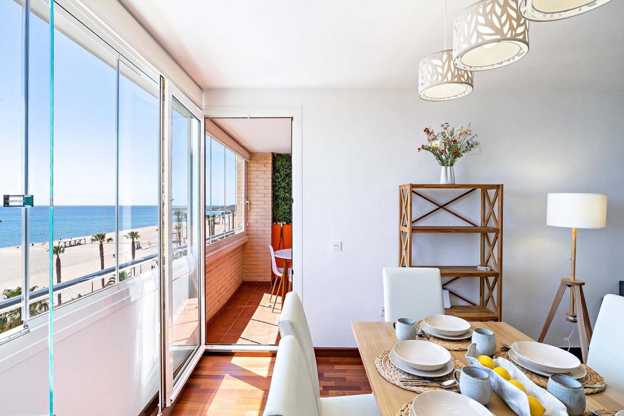 Appartamento Vista Del Mar Residencial Roquetas de Mar Esterno foto